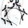 Halloween Black Bat Headband Fashionable Bat Hair Hoop for Adult Children Hairpieces Cosplay Costume Accessory