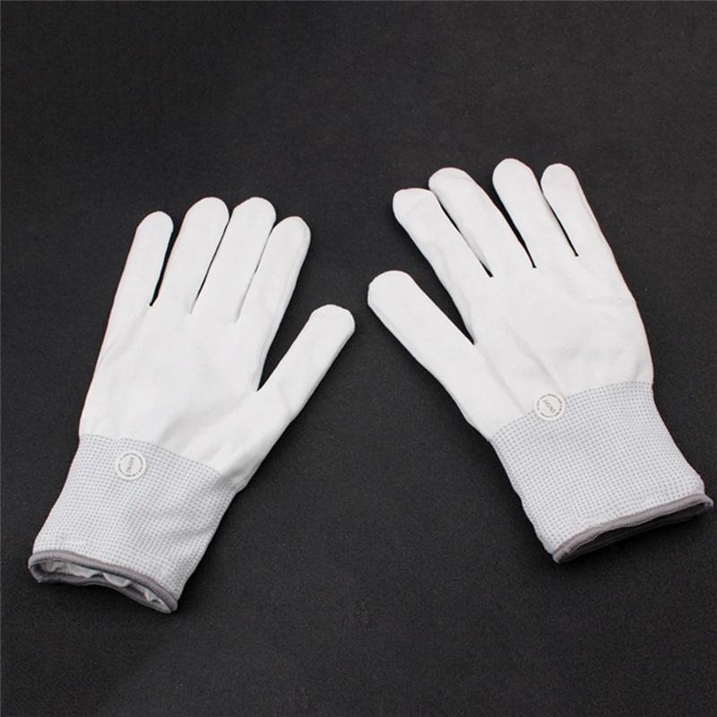 LED Gloves Neon Guantes Glowing Halloween Party Light Props Luminous Flashing Skull Gloves Stage Costume Supplies