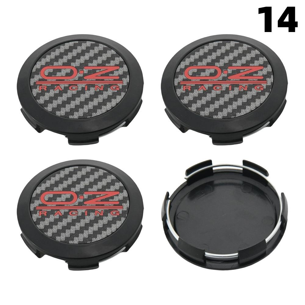 1Set/4PCS 64MM OD / 62MM ID Cap For Rims OZ Logo Wheel Center Cap Sport Car Wheel Cover Hub caps