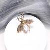 Personalized Retro Imitation Pearl Simple Exquisite Little Bee Insect Brooch Women'S Clothing Coat Accessories