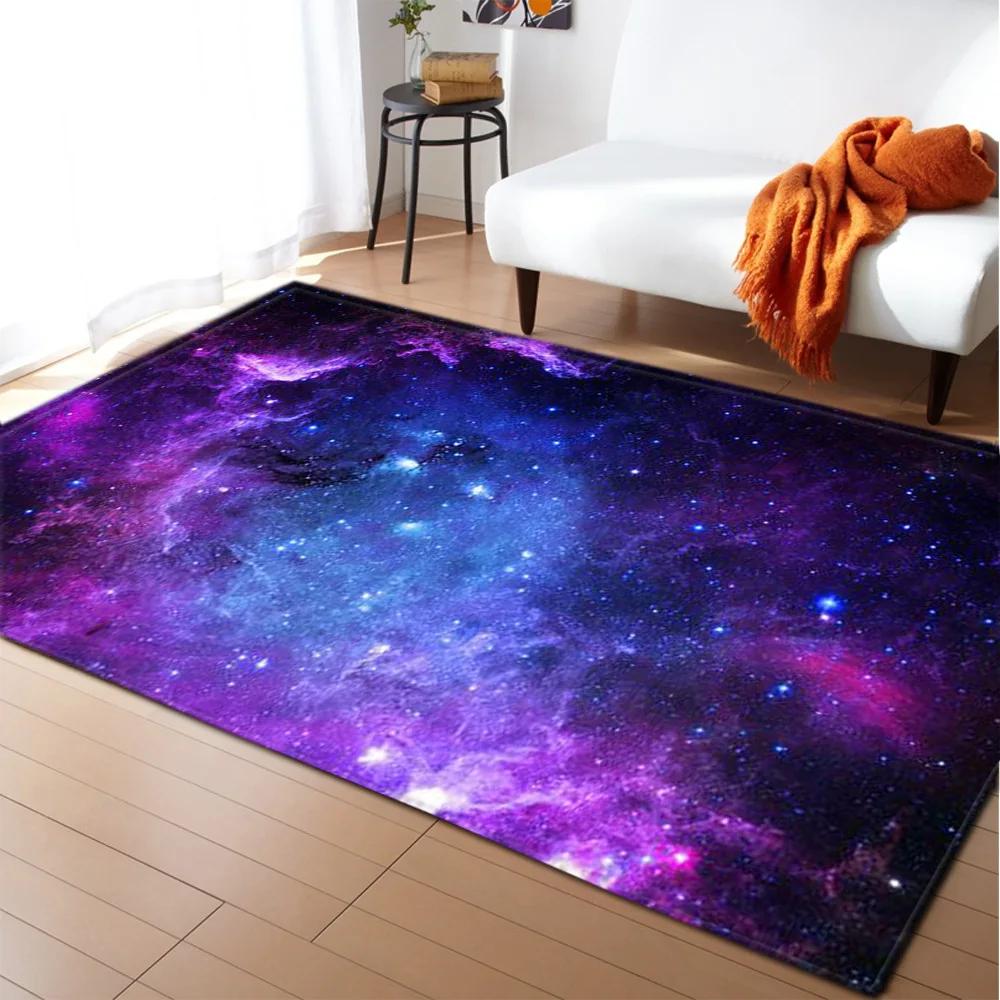 3D Solar System Children Room Carpet Space Planet Rug for Boy Bedroom Anti-slip Mat Bathroom Home Decor Play Crawling Floor Mat