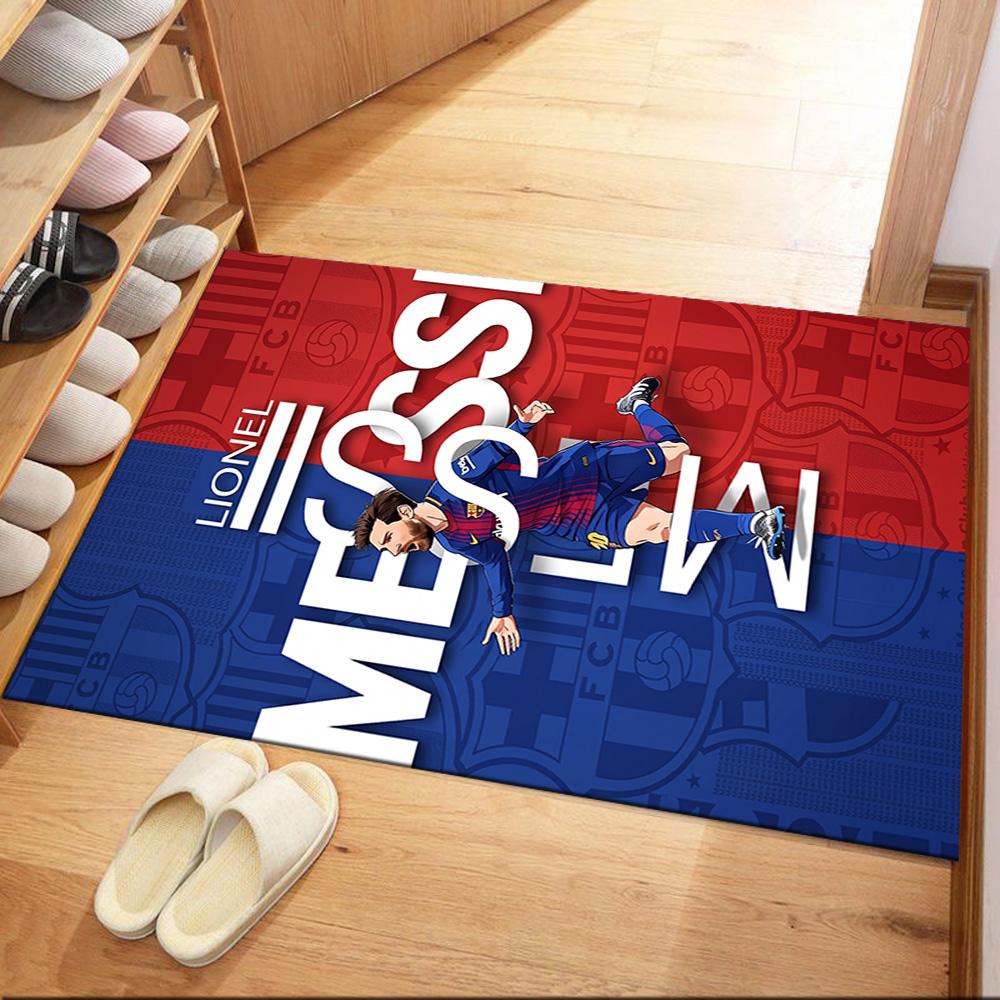 Messi 6 Area Rug Perfect for Balcony Outdoor Bedrooms Hallway Antislip Carpet Anime Office Decor Spiritual Gift
