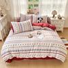 Yongyouwan A-class Puff Foam Simple Four Piece Set Soft and Skin Friendly Student Dormitory Single Three Piece Set Four Seasons Set