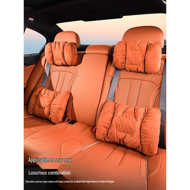 Compatible with Adita 12 Car-Specific: Headrest, Lumbar, and Neck Support Pillows