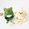 Thickened Children Knitted Hat Cartoon Animal Beanies Hat Cute Winter Baby Hats  for Kids