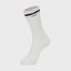All-over Logo Jacquard High Socks (WHITE)