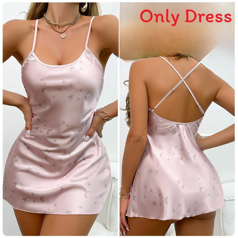 Casual Homewear Sleeveless Nightgown With Silky Polyester For Comfort And Relaxation