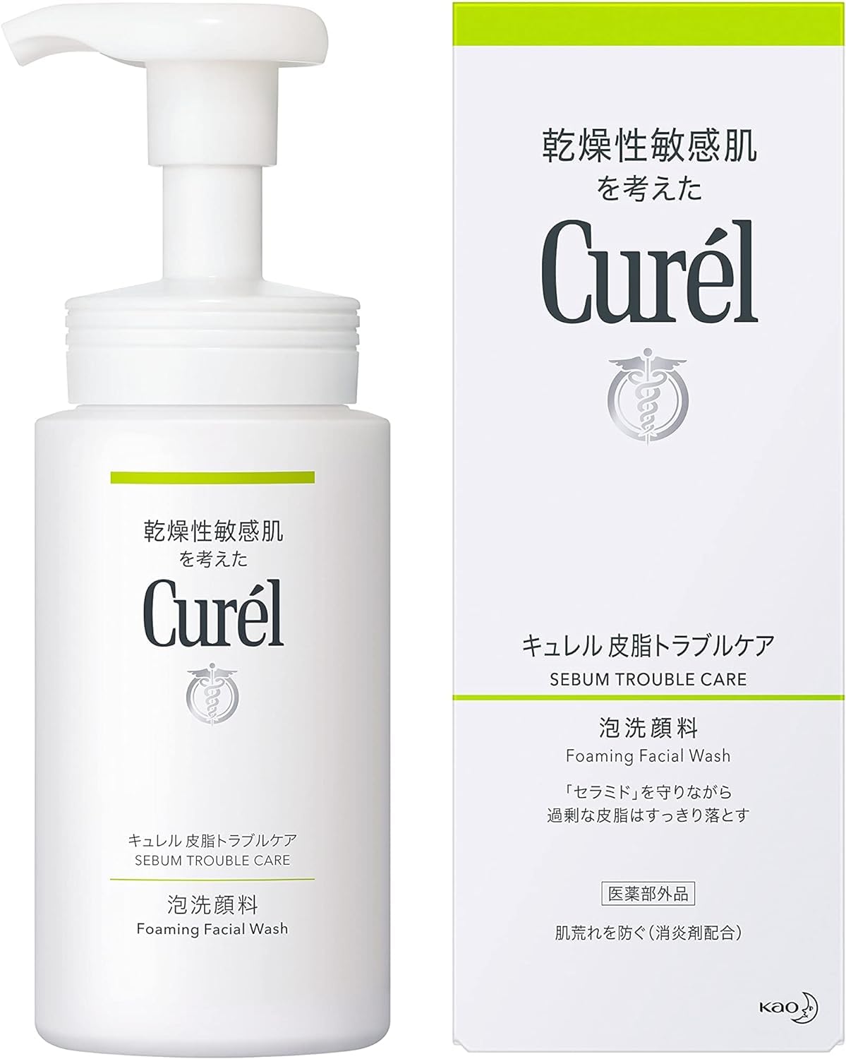 

Curel sebum trouble care foam face wash 150ml [1 box]