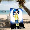 Beach Towel with Coraline Pattern - Soft,absorbent,machine Washable Lightweight&Modern,swimming,Travel Essentials