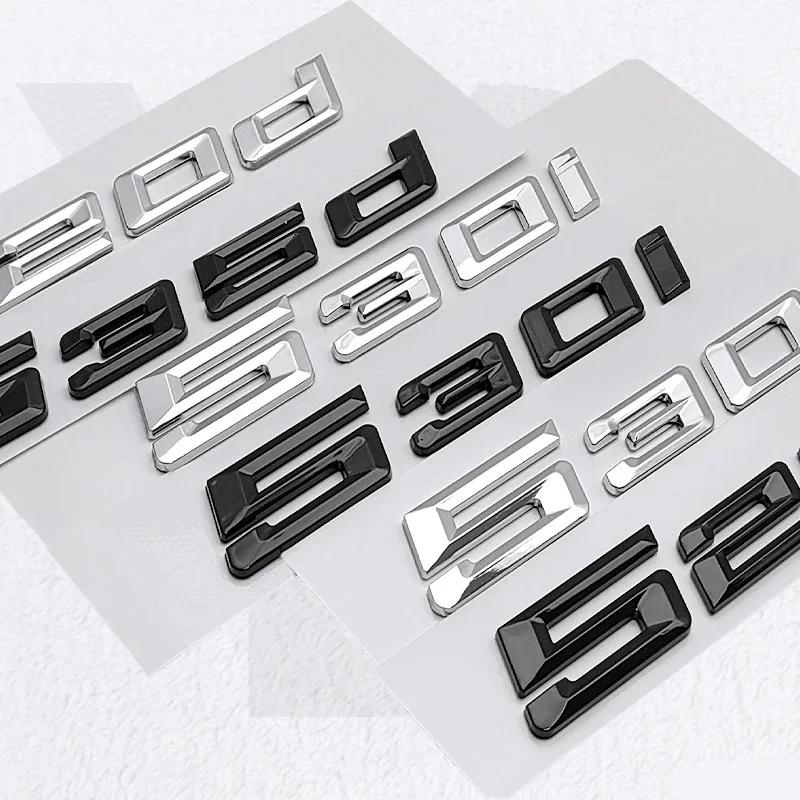 ABS Auto Sticker Letters Decal for BMW 525i 525Li 520d 530i 530Li 530e Logo Embleem Badge