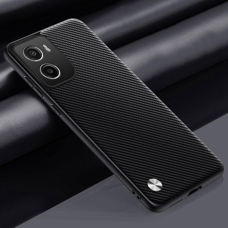 

Роскошный чехол из искусственной ПУ кожи для Motorola Moto G06, задняя крышка, матовый силиконовый противоударный чехол для телефона с полной защитой для Motorola G06 For Moto G06 матовый черный