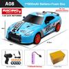 GTR Model AE86 RC Drift CAR With LED Light 4WD 2.4G Radio Remote Control Cars Professional Racing Toys for Children Gifts