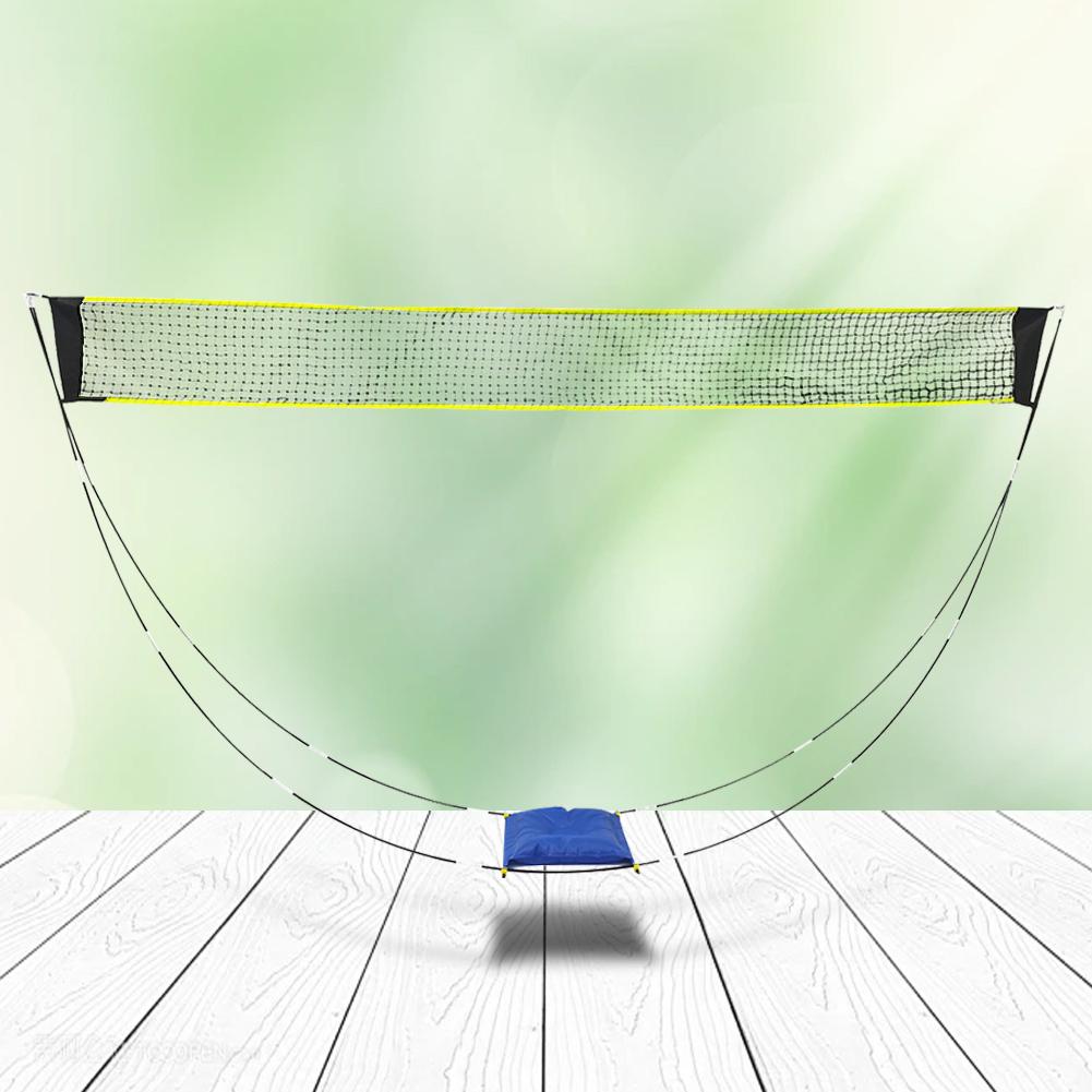 Portable Badminton Net Badminton Net Stand with Carry Bag Tennis Net Multifunctional Beach Net for Court Garden Backyard