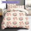 Spy x Family3 Pattern Bedding Quilt Set  Home Decoration  Gift (1 * duvet cover + 2 * pillowcase  without core)