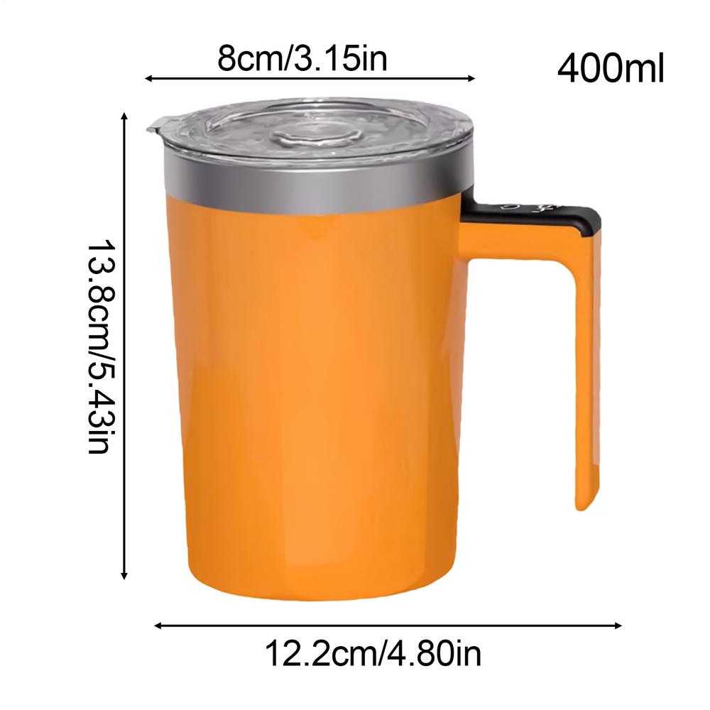 

Rechargeable Electric Stirring Mugs Automatic Stirring Cup 400ml Magnetic Mixer Stainless Steel Coffee Mug Rotating Tumbler