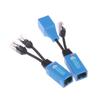 1 Set PoE Kablo Kiti RJ45 Ayırıcı Birleştirici CCTV PoE Adaptör Kablosu IP Kamera İçin Pasif Güç Kablosu