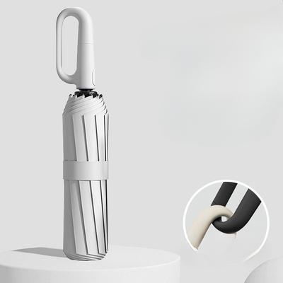 Plně automatický skládací pánský deštník, déšť nebo lesk, větru odolný dvojitý slunečník 50+ pro ženy