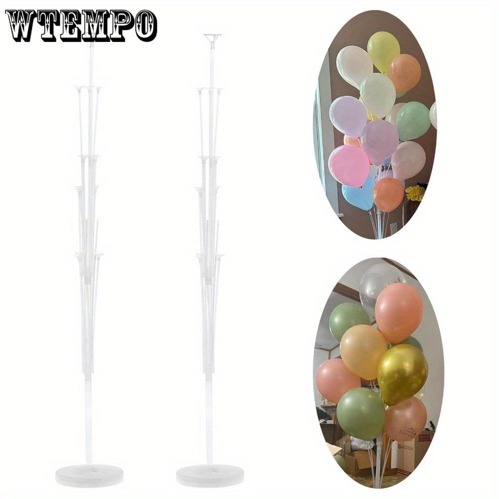 2pcs Balloon Stand Kit 63inches Balloon Sticks on Floor and Table Balloon Holder Party Decoration for Wedding Birthday Graduation