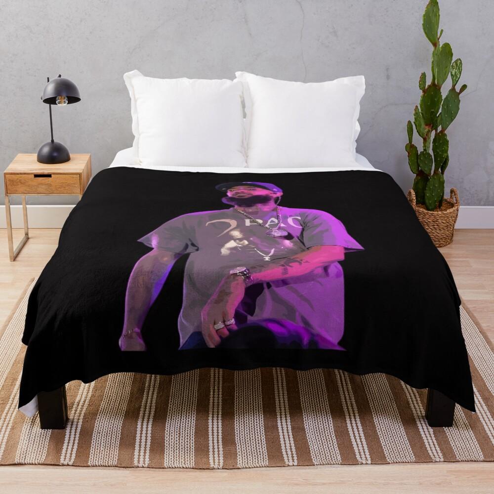 Nipsey Hussle potrait Throw Blanket