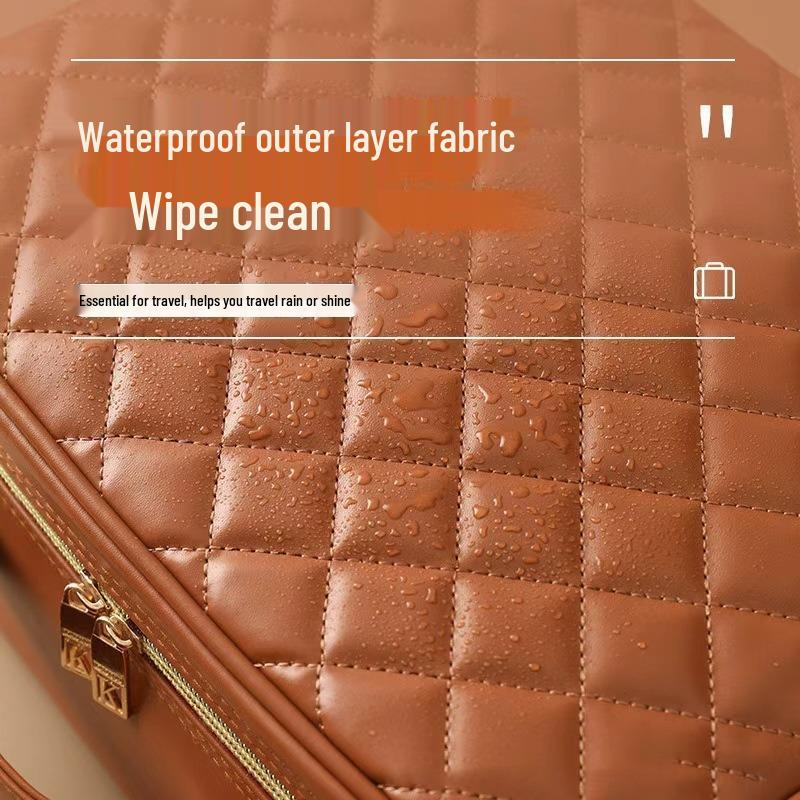 High-Quality LED Light Makeup Bag with Detachable Large-Capacity Cosmetic Storage