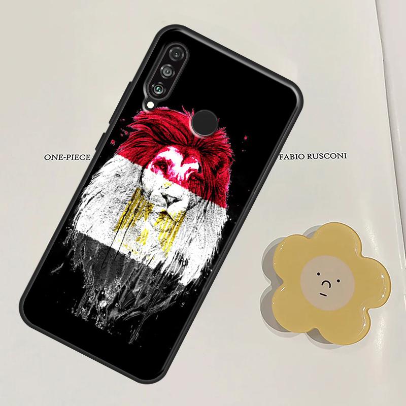 Egypt Flag For Huawei Nova Y91 Y60 Y70 Y90 Y61 3i 7i 8i 11i Nova 11 9 10 SE P20 P40 Lite P30 Pro Case