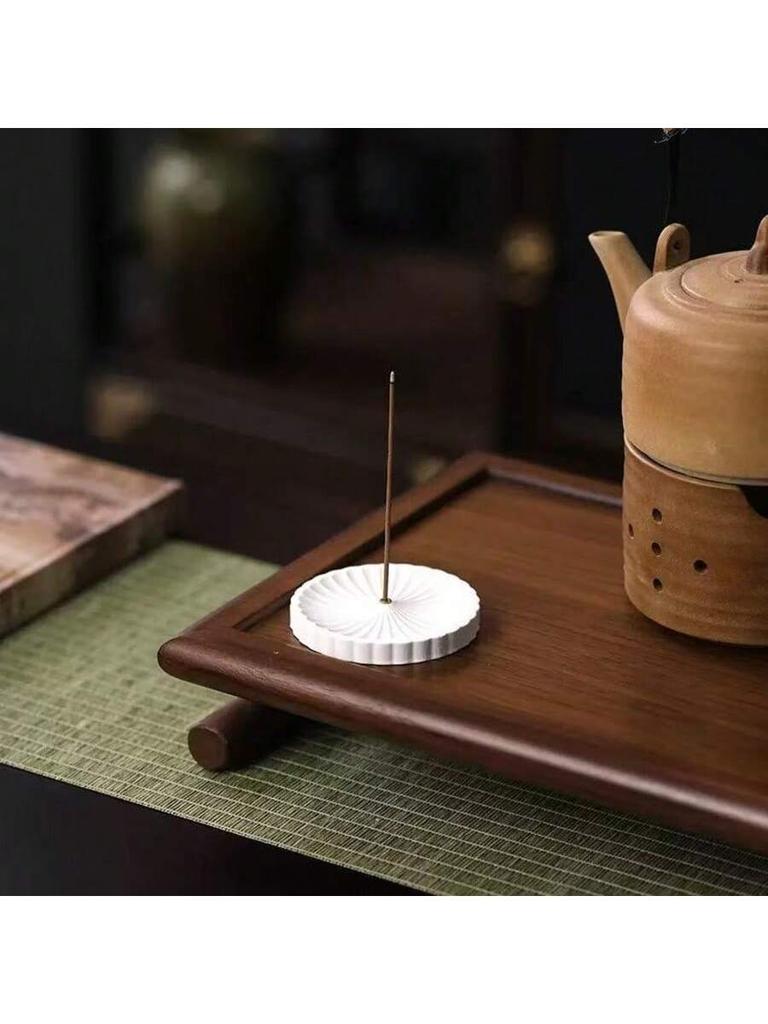 1 Floral Flavor Burner, 2.63 Inch, Spa, Yoga, Meditation, Home Decor, Room Decor, Gift