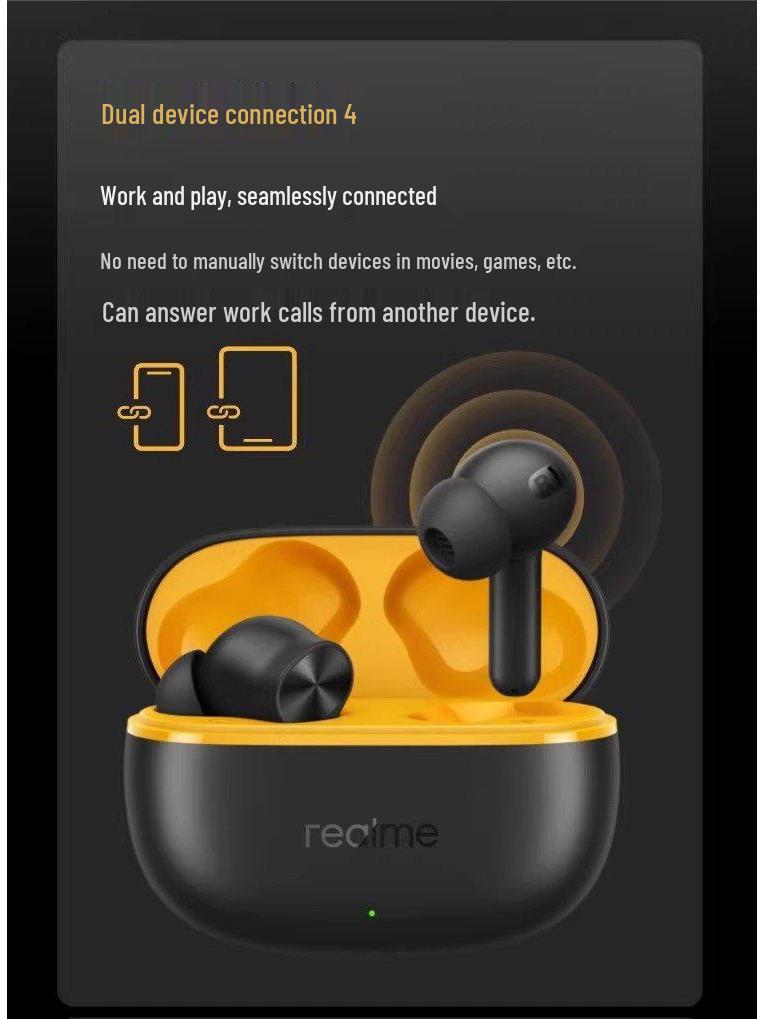 realme BudsT200lite Wireless Bluetooth In-Ear Headphones with Long Battery Life