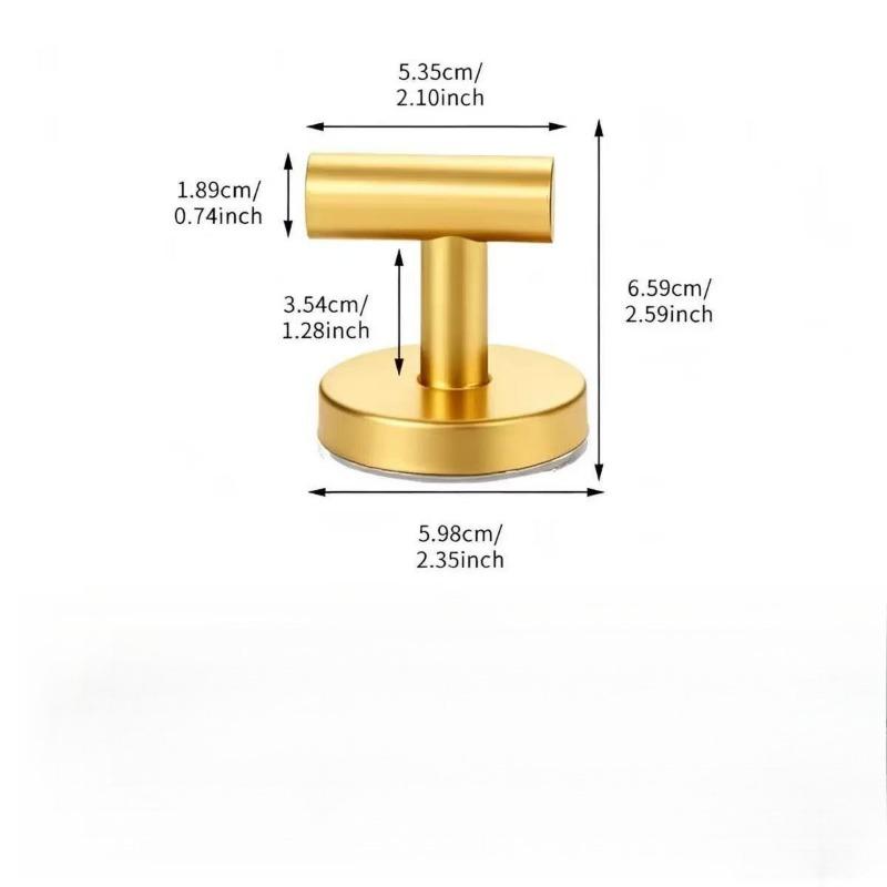 4 set gancio per asciugamani da bagno, appendiabiti da cucina, appendiporta resistente, per asciugamani accappatoi armadietti (devono essere forati e installati)