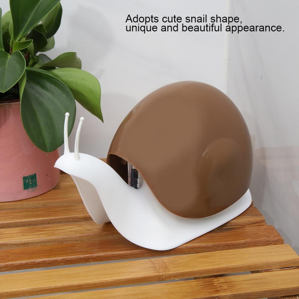 

Brown White Black Soap Dispenser Snail Shape Soap Liquid Bottle Kitchen Toilet Bathroom Washroom коричневый