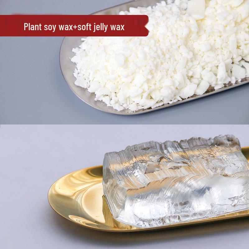 Scented Candle Materials: Soy Wax, White Beeswax, Iced Flower Wax, Coconut Wax, Paraffin, Jelly Wax