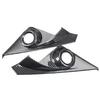 2PCS ABS Carbon Fiber Interior Front Door Speaker Window A Pillar Cover Trim for Honda Civic 2016-2019 10Th Gen Car Accessories