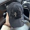Casual Cross Embroidered Baseball Cap With Adjustable Fit For Men And Women