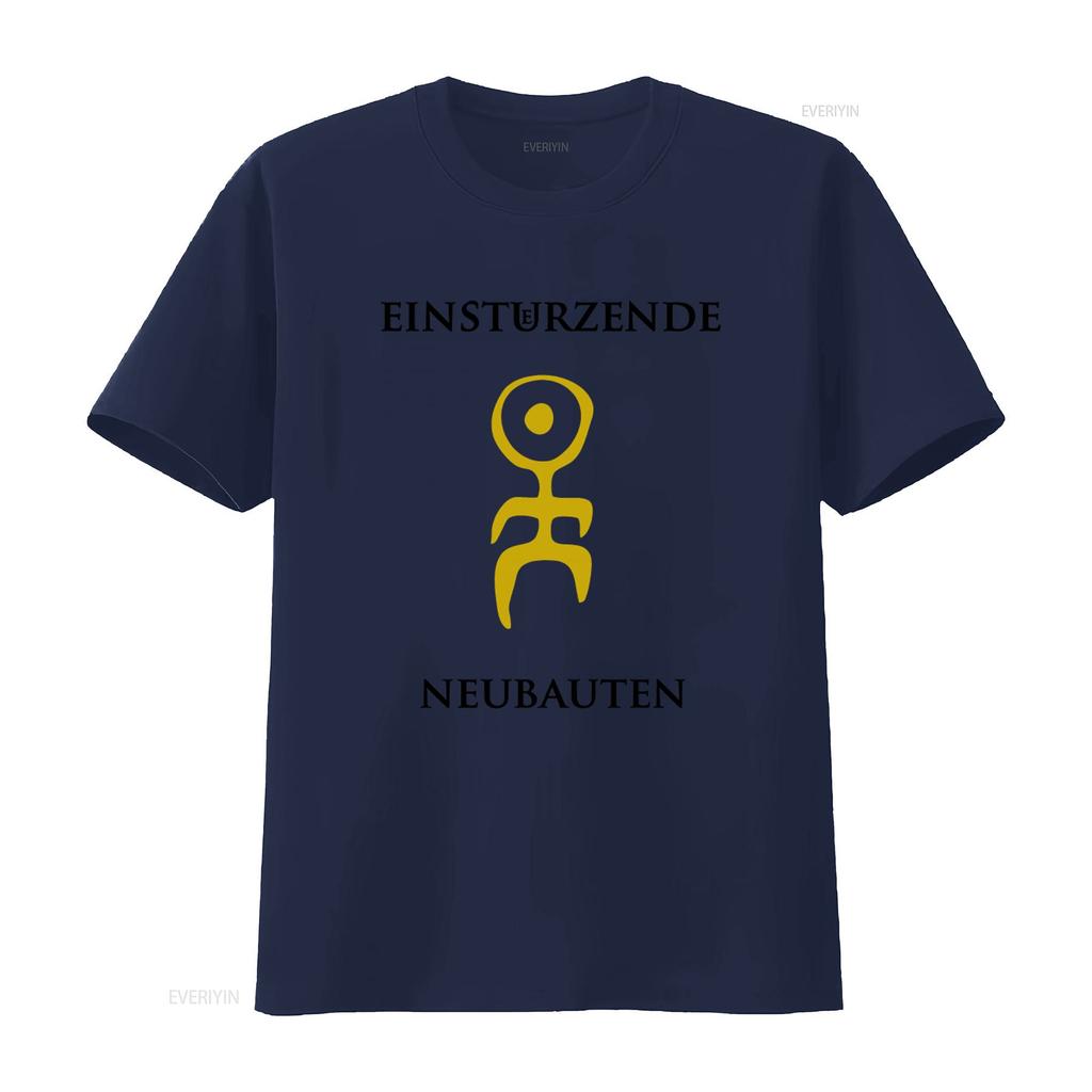 Einstürzende Neubauten Band Logo Print Mens T Shirt Fashion  vintage Washed fashion Soft Breathable Comfortable Unisex Casual