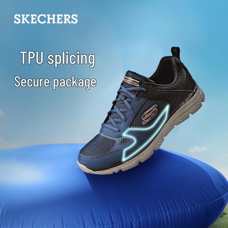 Skechers Men's Soft-Soled Outdoor Running Casual Shoes