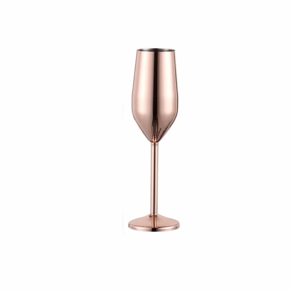Unbreakable Metal Cocktail Glasses Creative Metal Goblet New Steel Champagne Flute Wine Drinking