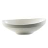 Plate Oval Vegetable Plate Yuanbao Deep Plate High Value Boat Soup Plate Restaurant Specialty Plate Hotel Ceramic Tableware