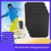 Ski Shin Pad 4 Pieces Boot Liner Guard Padding Elastic Snowboard Shin Protection For Teens Adults Skiers Snowboarding Enthusiast