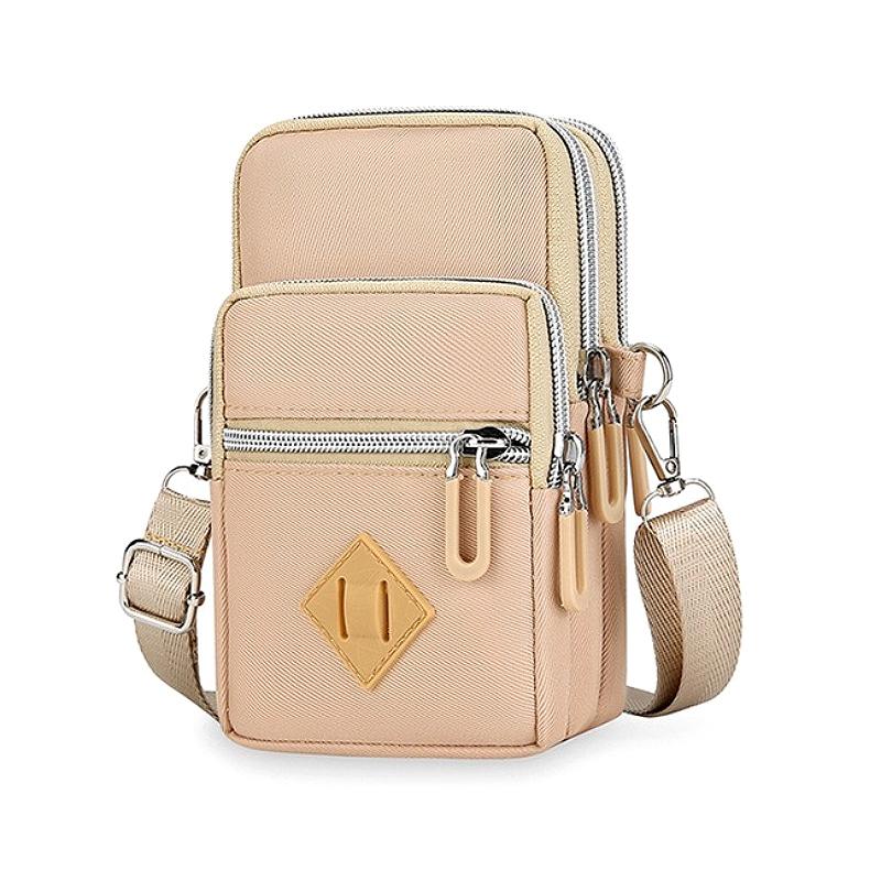 Borsa a tracolla da donna con tasche multiple per telefono, borsa a spalla mini leggera, portafoglio per passaporto da viaggio, piccola borsa a tracolla