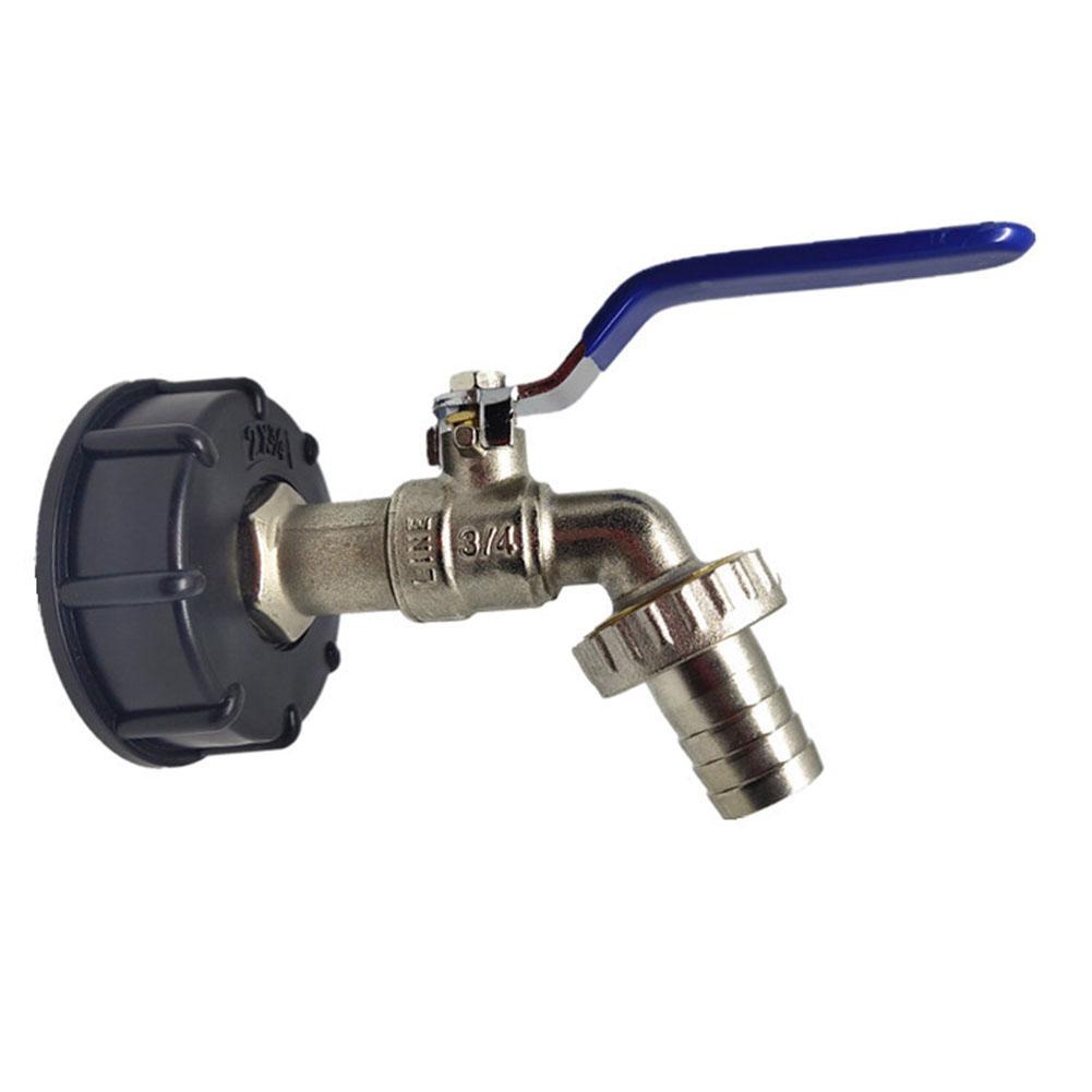 Kunststoff IBC Tank Adapter S60 6 Anschluss für Regenwassersammelsysteme Einfache Installation Kompatibel mit Gartentanks