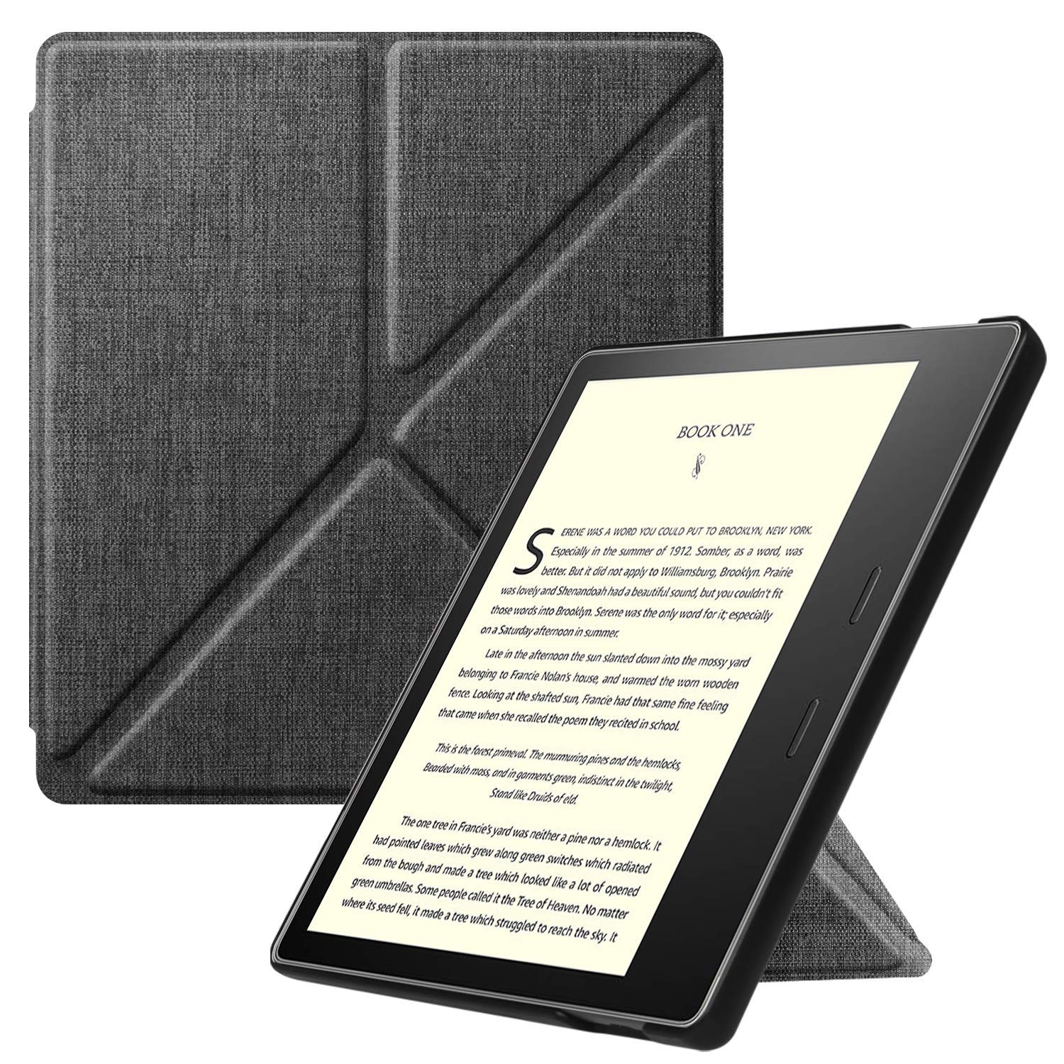 

Fintie Kindle Oasis 10th Generation New 9th Generation Protective Auto Origami PU Retractable Cover (2019 Model) / (2017) Case, Lightweight, Slim,