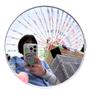 5cm Handheld Selfie-Spiegel Tragbar Rund Konvexer Spiegel für Fotografie Requisite Vlogging Reisebedarf Zubehör