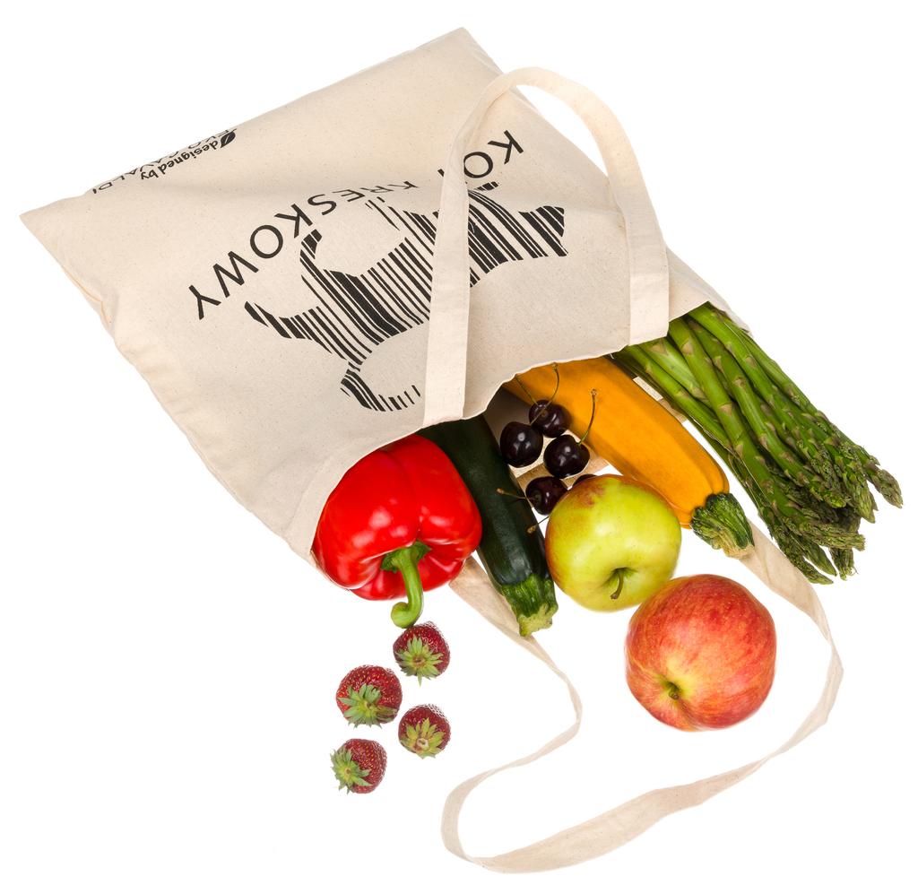 Cotton Bag. EKO-23-(CARTON CAT)-2105 Natural