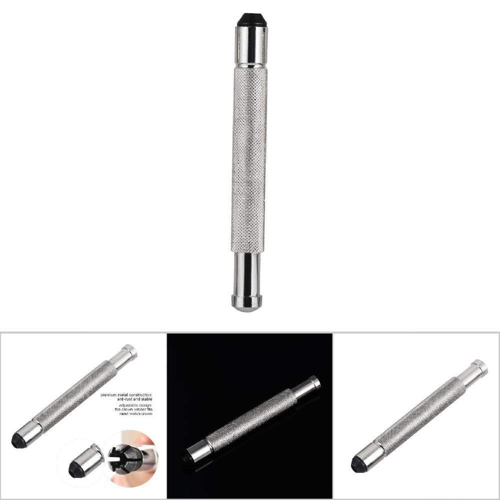 Praktický kovový navíječ korunky hodinek Nastavitelný 3-4,5 mm Pomocník pro korunku hodinek Nástroj na navíjení hodinek Mechanické hodinky