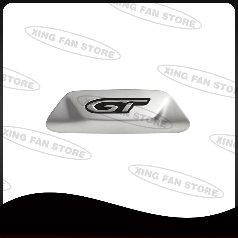 VZQR9 GT Metal Emblem Car Steering Wheel Badge Sticker Decal For Peugeot 208 5008 4008 3008 508 GT Line Decoration Accessories