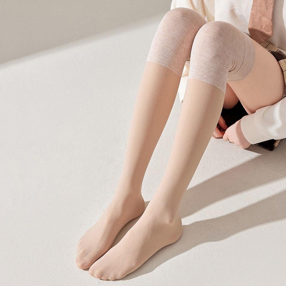 Mädchen Herbst Für Studentin JK Knieschutz Wadenstrumpf Damen Strümpfe Kniestrümpfe Damenstrumpfwaren