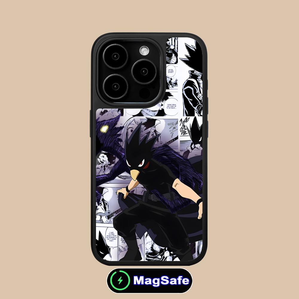 

MHA Tokoyami Mobile Phone Case for iPhone 17 16 15 14 13 12 11 Air Pro Max Plus Magsafe Matte Surface Colorful Cover Cover iPhone 11