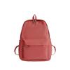 Waterproof Large-Capacity School Backpack for Teens – Smooth Zipper, Solid Color, Casual Daypack for Students