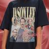 Jason Lee Vintage Collage Grafik T-Shirt: 100% Baumwollkomfort