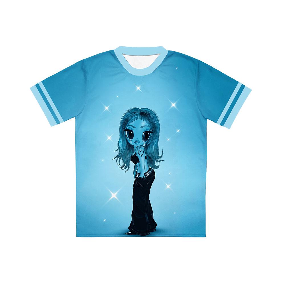 Karol G Album No Me Arrepiento De Sentir Tanto T-Shirts Unisex Cartoon Grafik Rundhals T-Shirt Retro Ringer Kurzarm T-Shirt