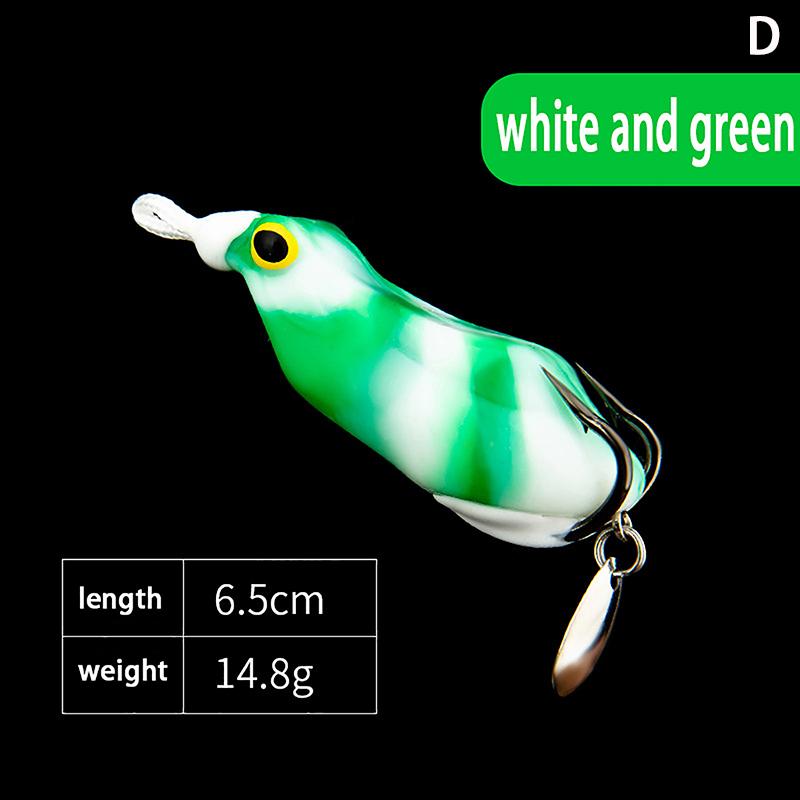 

The New Thunder Frog Lure Sub-Bait Fake Bait Soft Bait Black Fish Rising Blood Groove Hook Silica Gel Modified Thunder Frog D